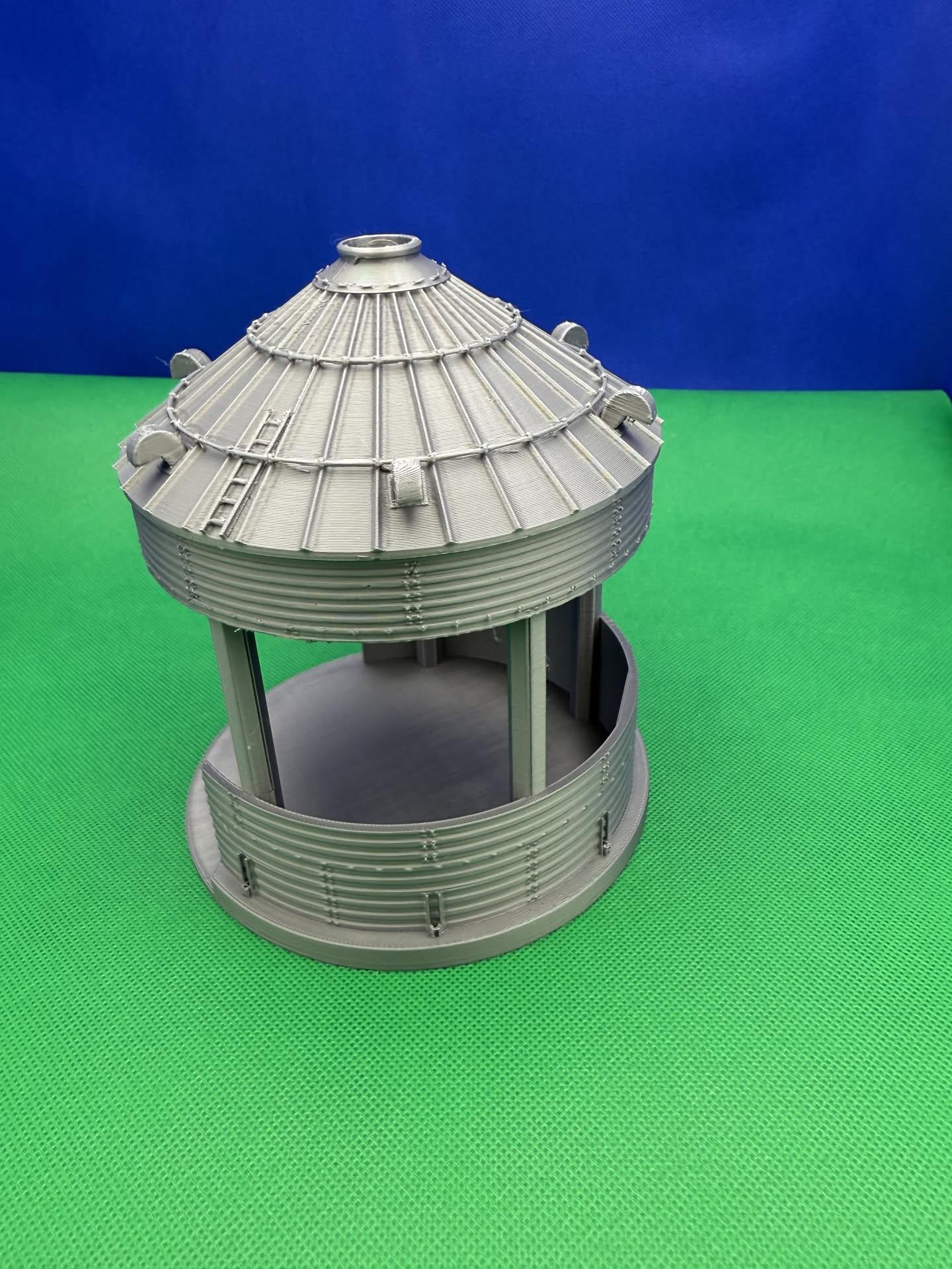 Model Grain Bin Gazebo