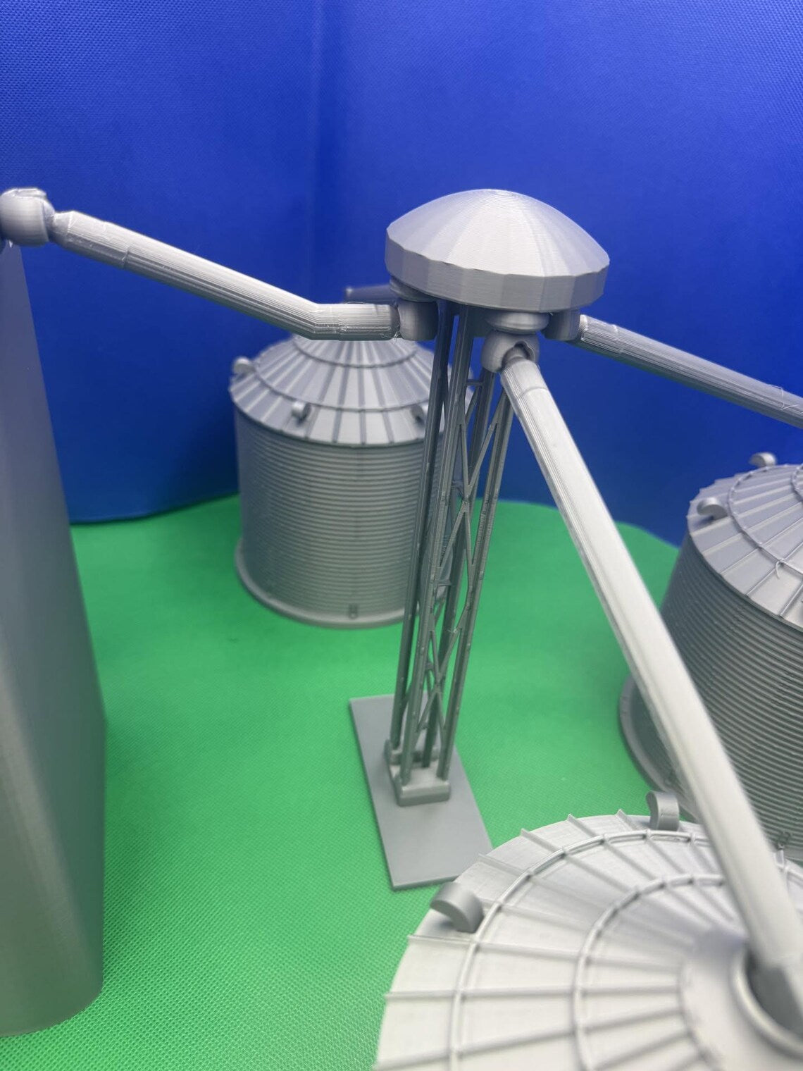 Model Grain Elevator Play Set